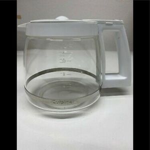 CUISINART WHITE 12- CUP REPLACEMENT GLASS CARAFE
